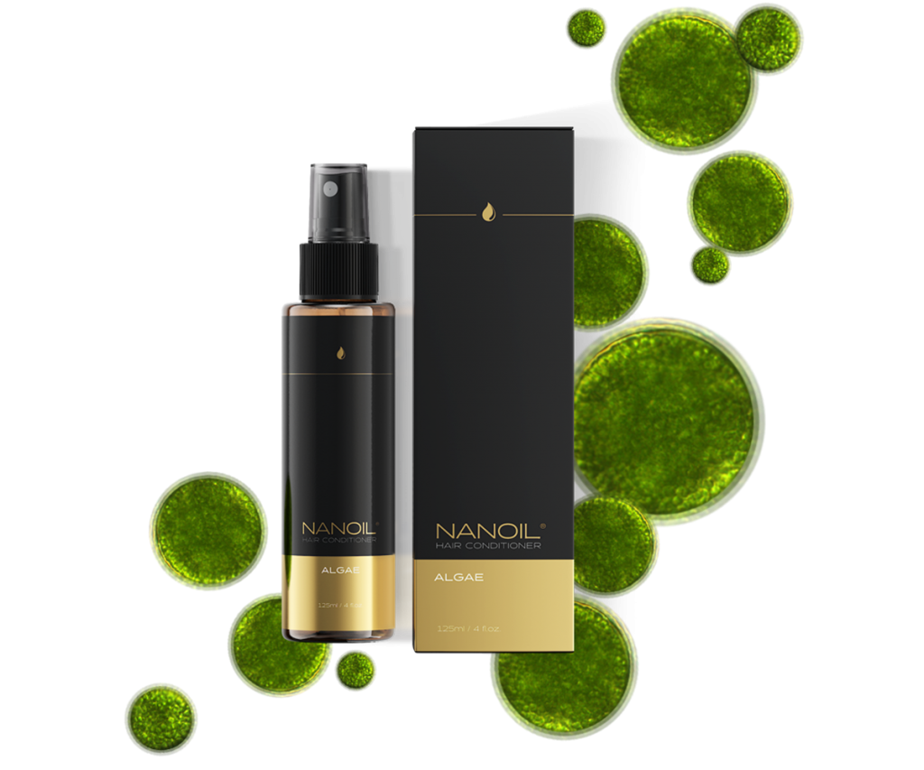 acondicionamiento para el cabello con algas Nanoil